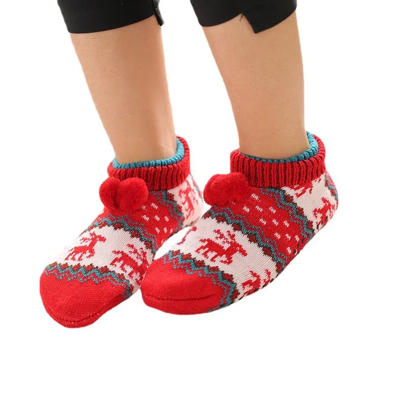 Acrylic Slipper Socks for Women - Non-Slip