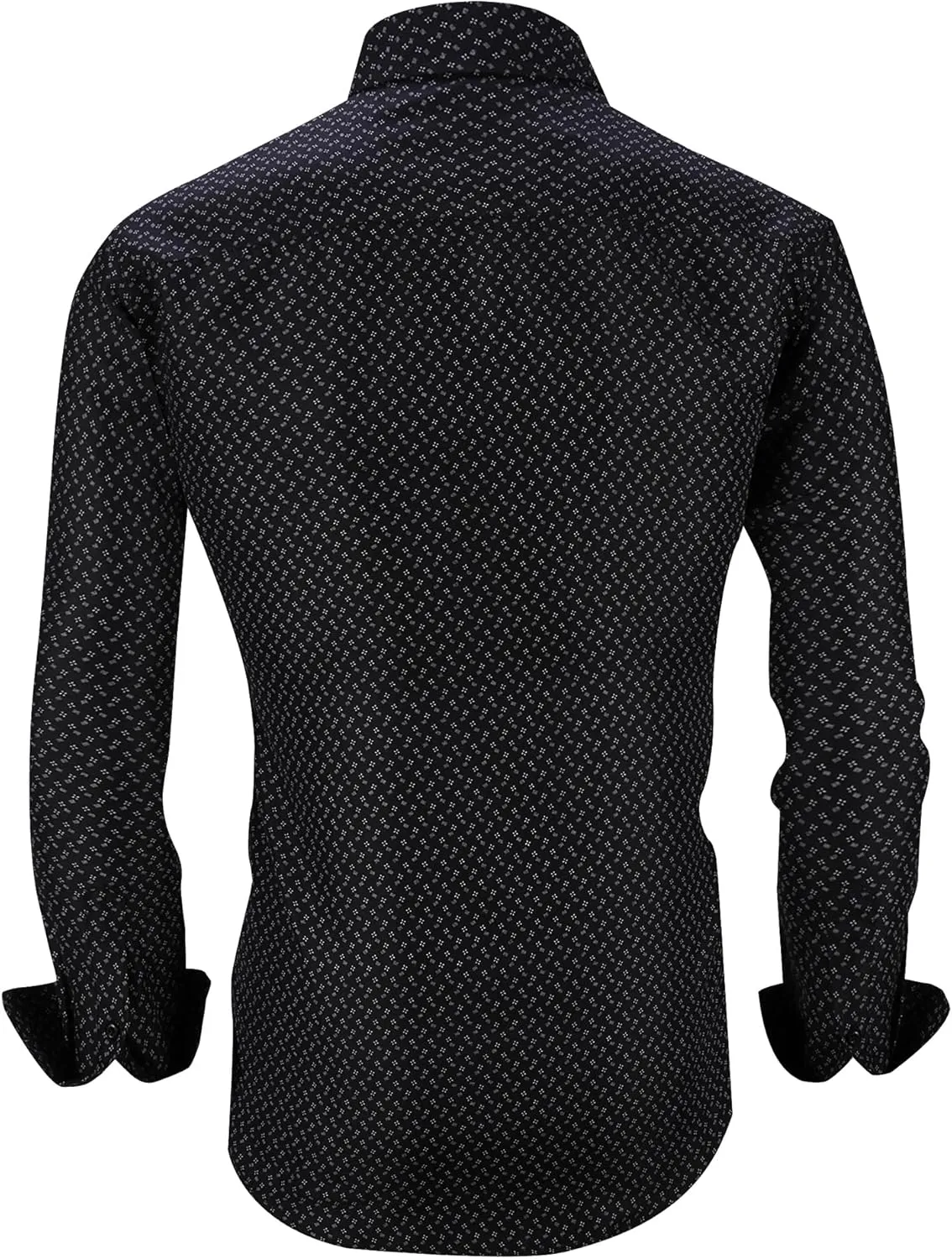 Alex Vando Mens Printed Dress Shirts Long Sleeve Regular Fit Button Down Shirt