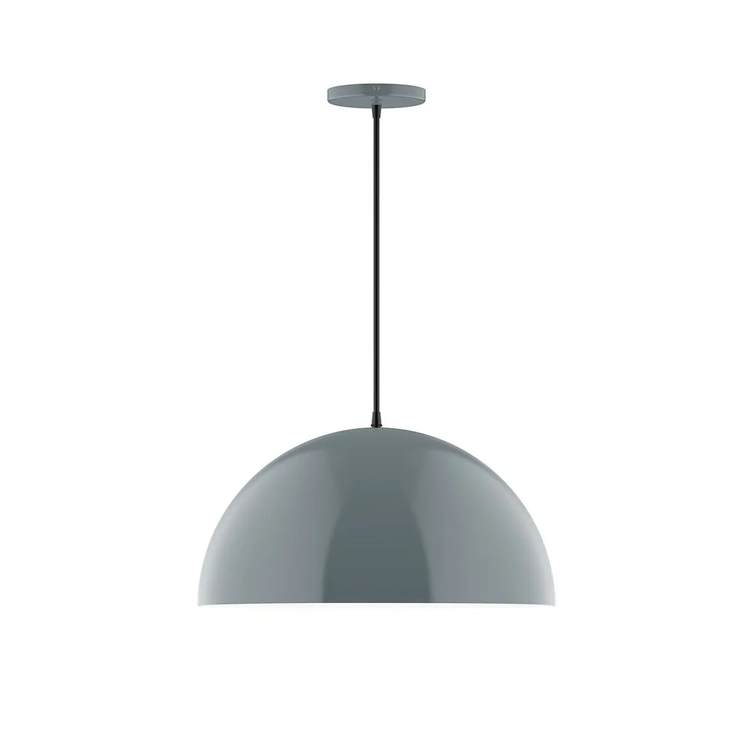 Axis Arcade 18" Pendant Light in Slate Gray