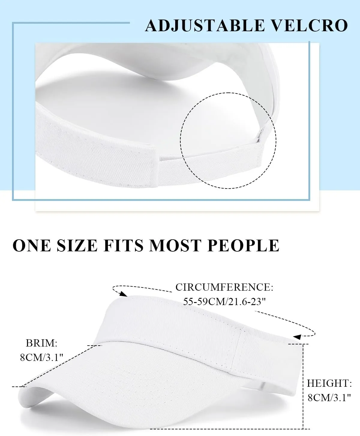 Century Star Visors for Women Mens Sun Visor Hats Sports Outdoor Tennis Running Adjustable Beach Cap Sun Protection