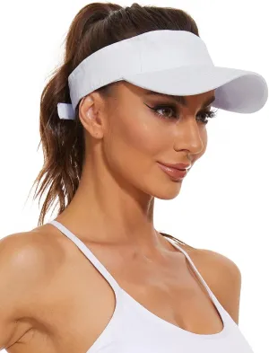 Century Star Visors for Women Mens Sun Visor Hats Sports Outdoor Tennis Running Adjustable Beach Cap Sun Protection