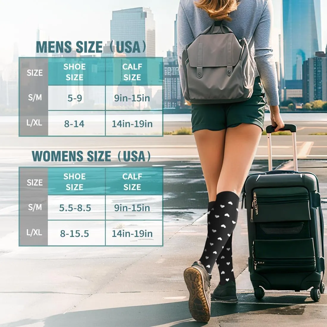 Copper Compression Socks for Women & Men (6 pairs) - Best Support for Nurses, Running, Hiking, Recovery