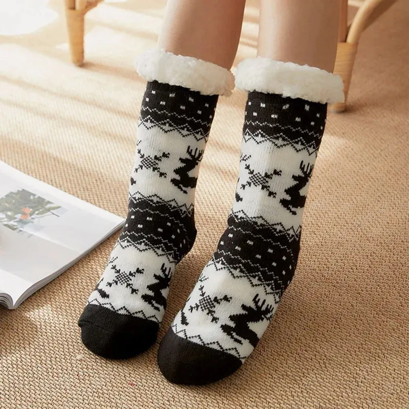 Festive Slipper Socks for Women