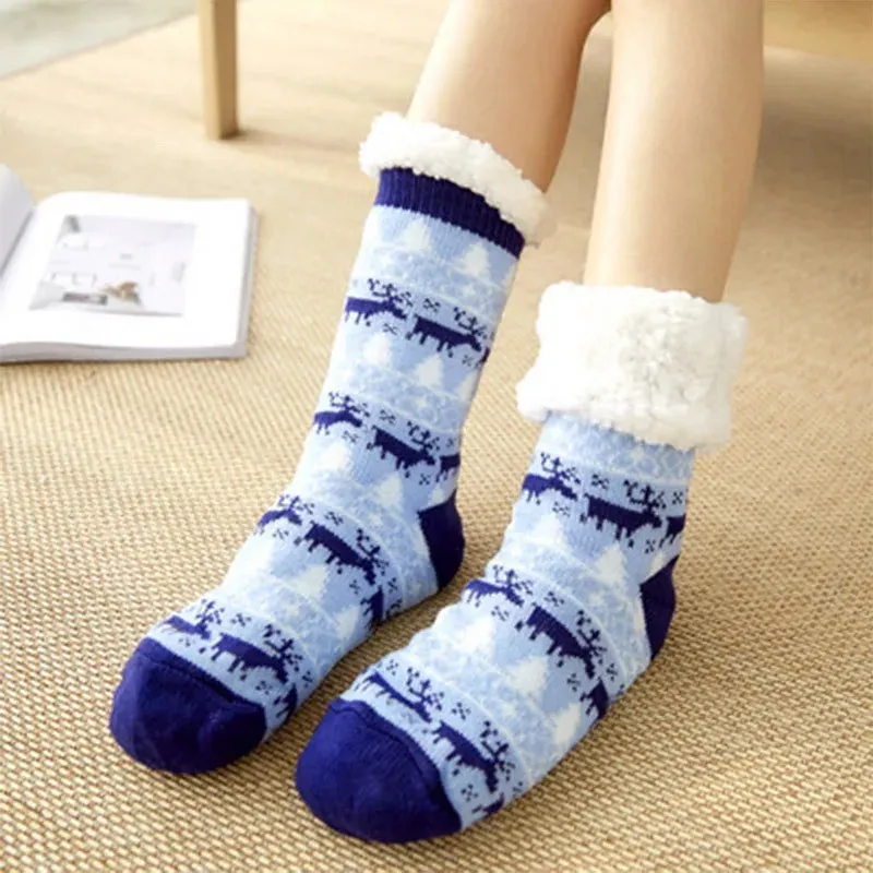 Festive Slipper Socks for Women