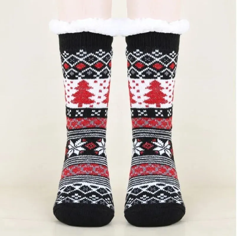 Festive Slipper Socks for Women