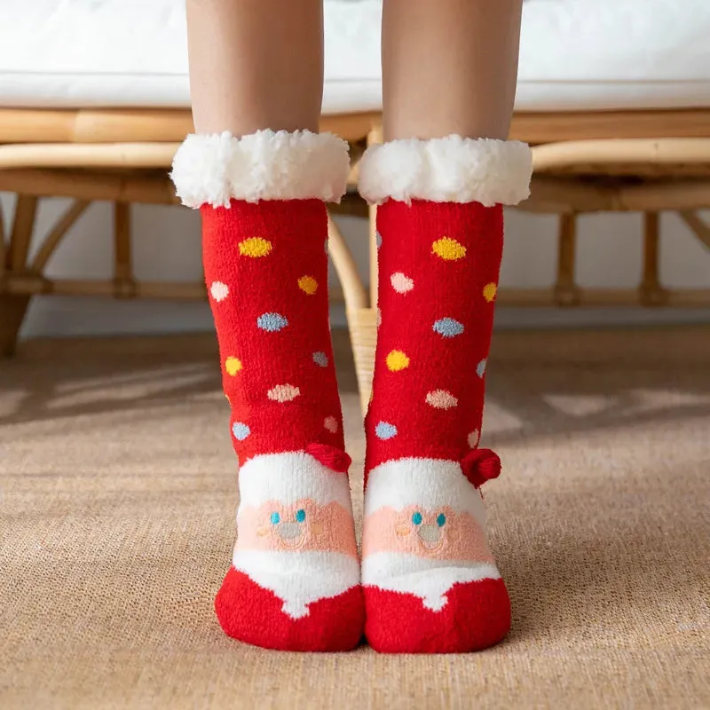 Festive Slipper Socks for Women