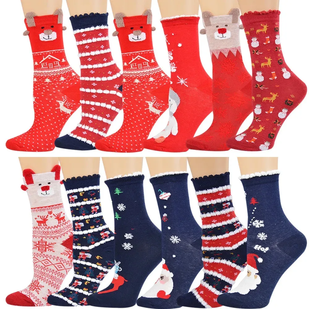 Festive Slipper Socks for Women