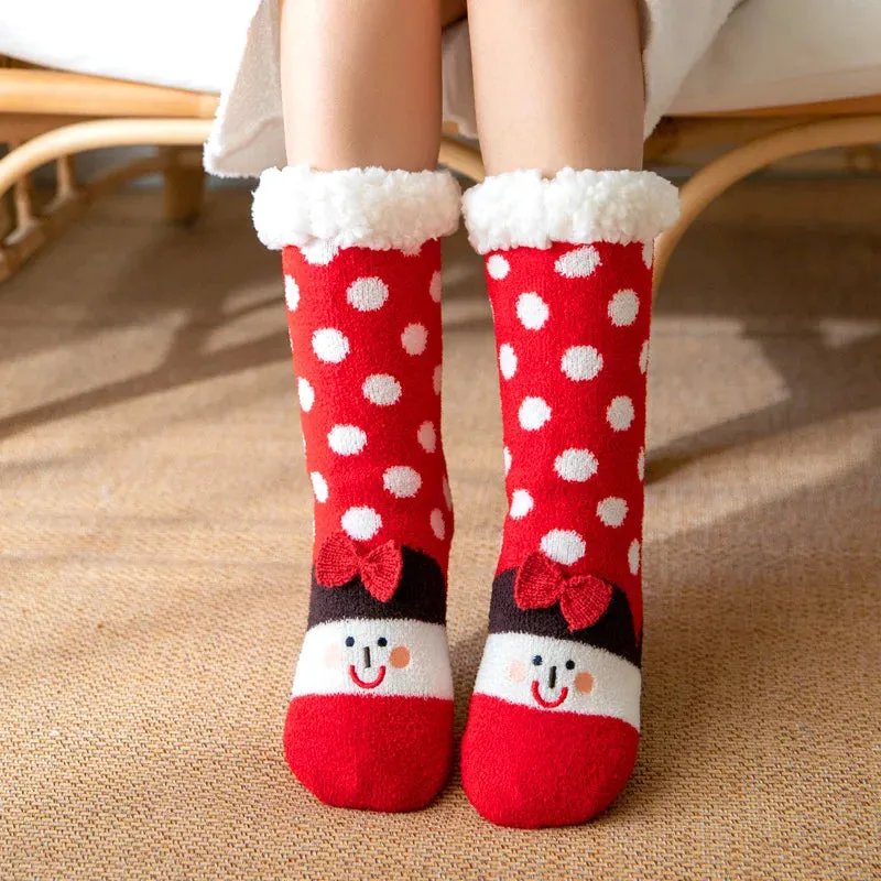 Festive Slipper Socks for Women