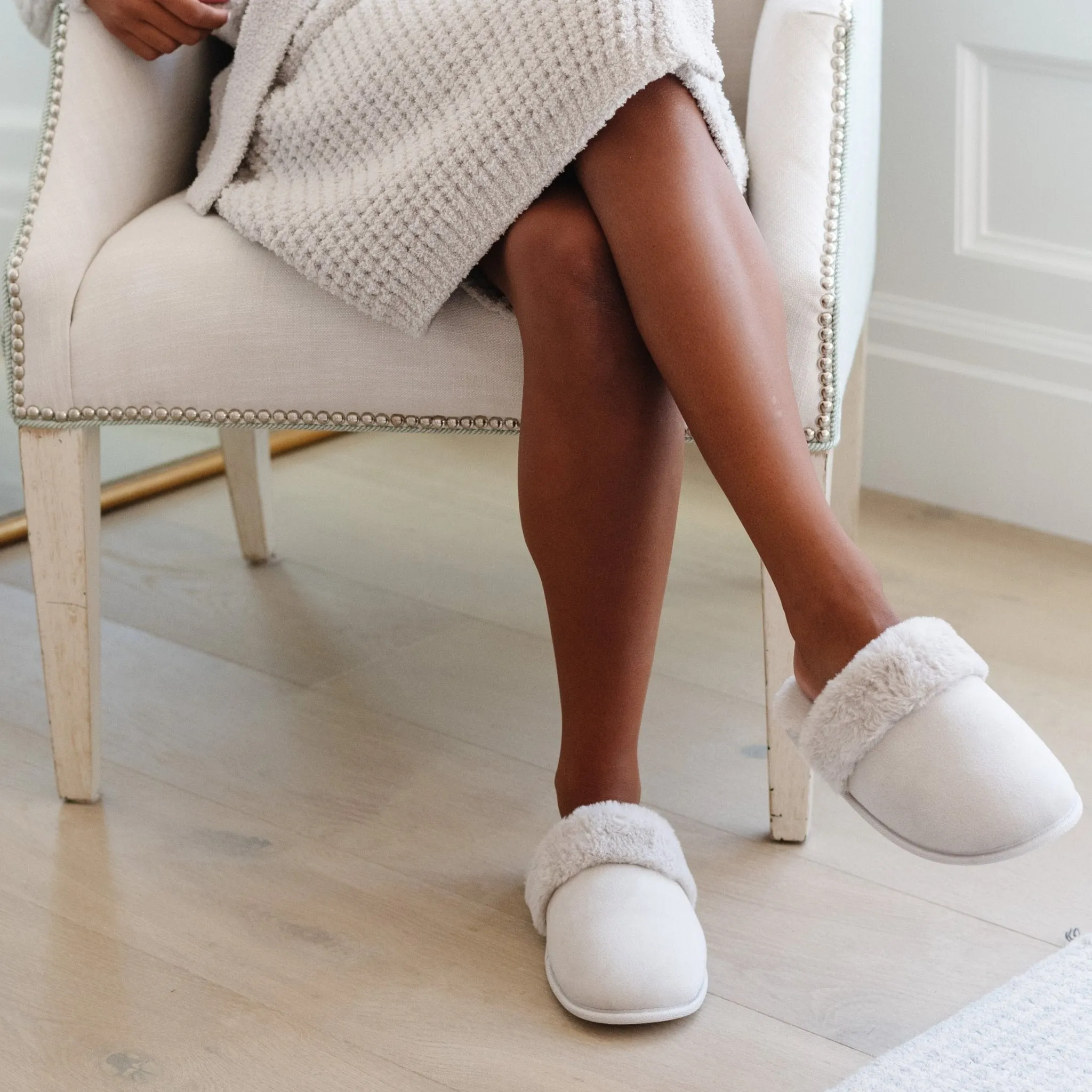 GRAND FAUX FUR SLIPPERS