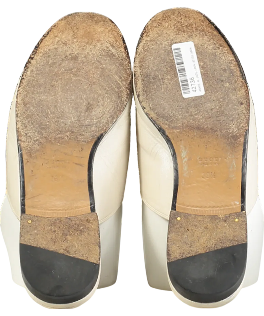 Gucci Cream Princetown Slipper UK 6.5 EU 39.5 👠