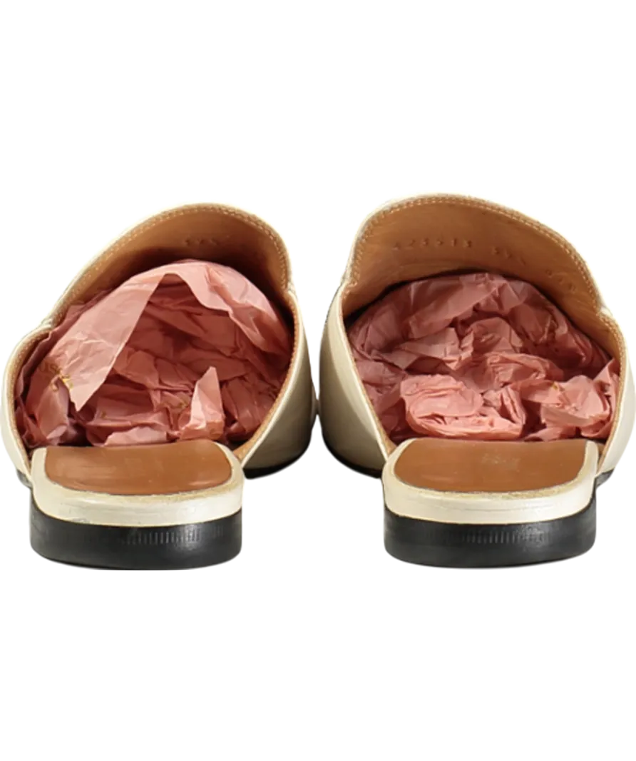 Gucci Cream Princetown Slipper UK 6.5 EU 39.5 👠
