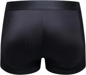 JOCKMAIL Mens Butt Padded Underwear Mens Mesh Shapewear Boxer Briefs with Butt Enhancing Pads