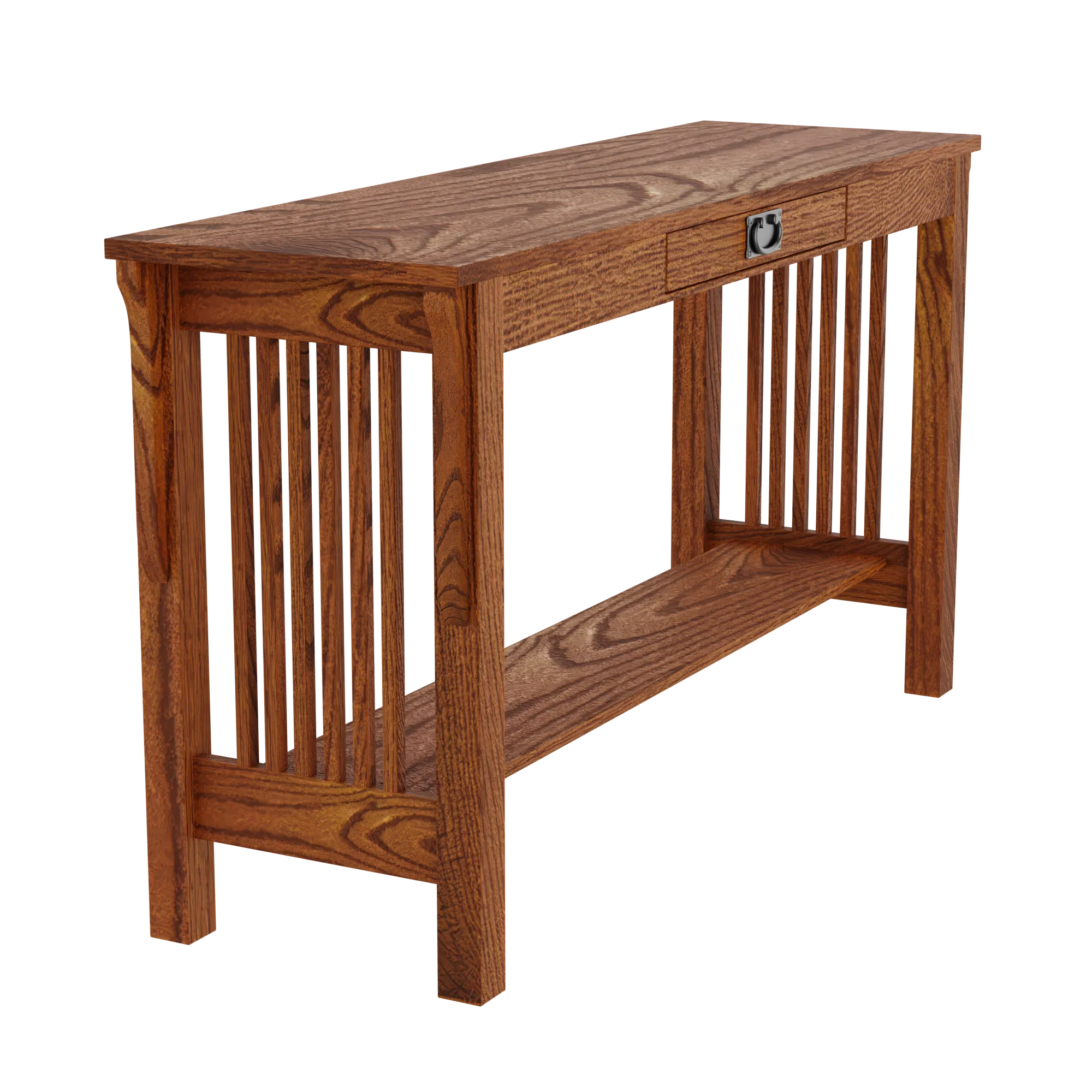 Landmark Mission Sofa Table With Drawer
