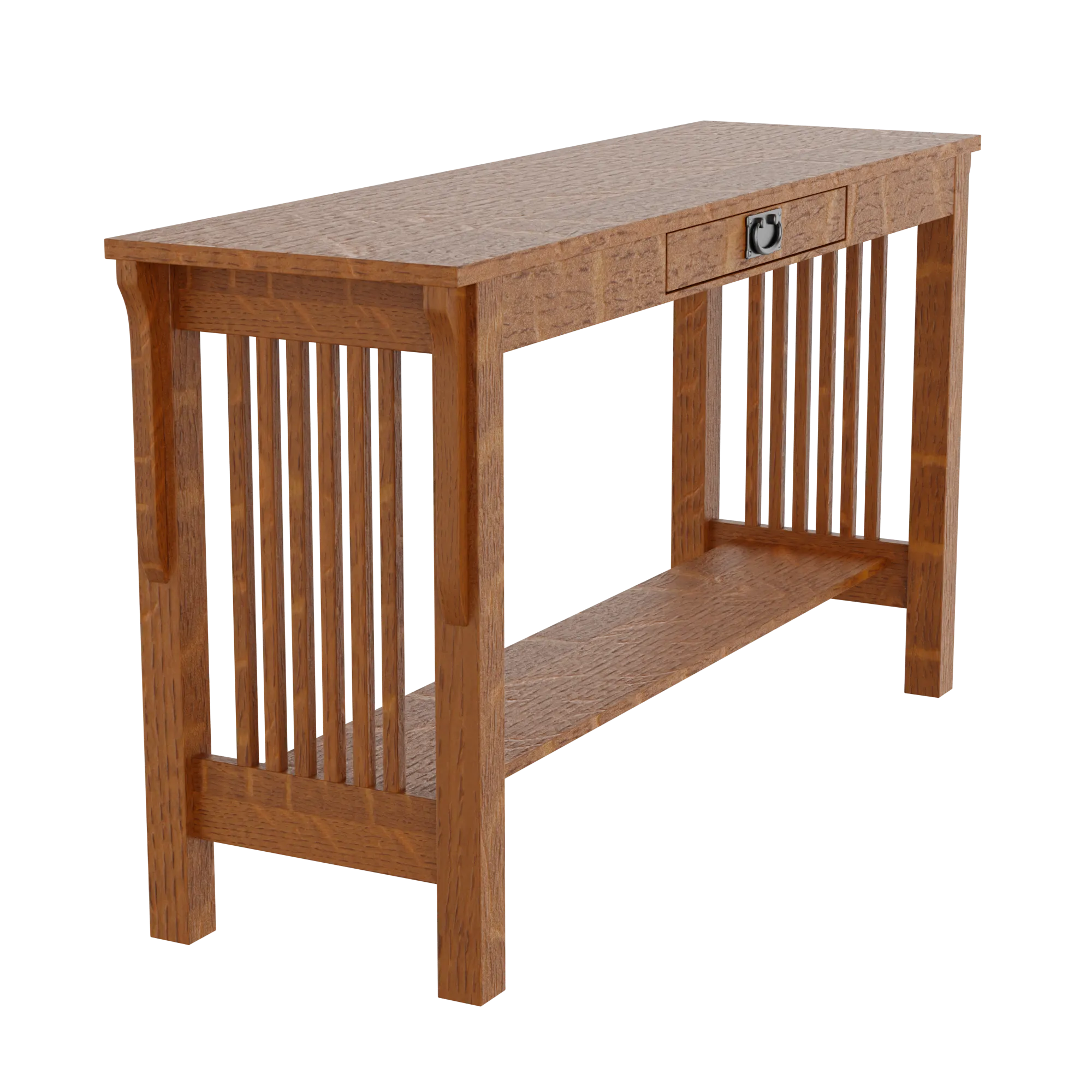 Landmark Mission Sofa Table With Drawer