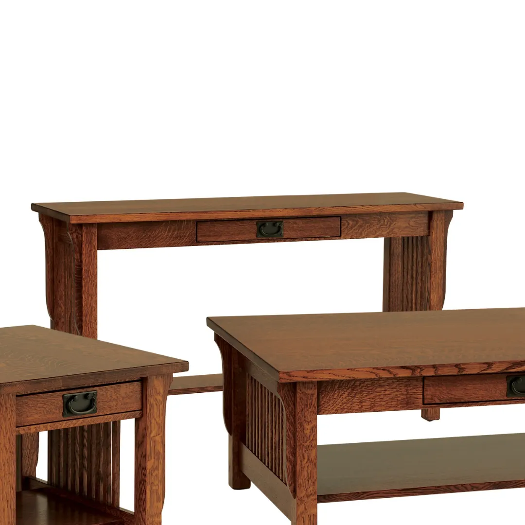 Landmark Mission Sofa Table With Drawer