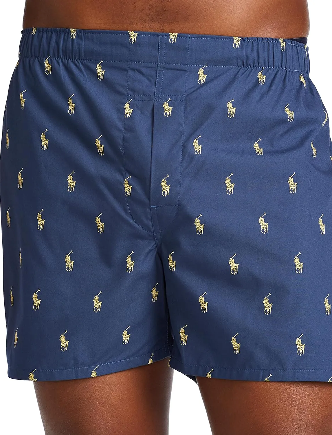 POLO RALPH LAUREN Men's Classic Fit Cotton Woven Boxers 3-Pack