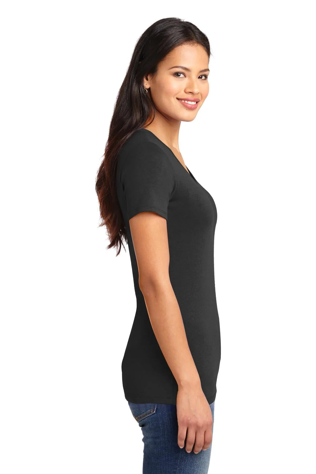 Port Authority® Ladies Concept Stretch V-Neck Tee. LM1005