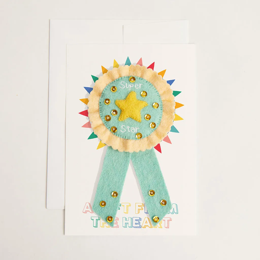 Super Star Ribbon Badge