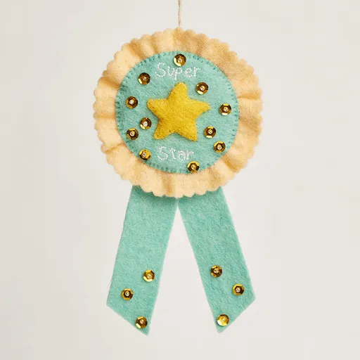 Super Star Ribbon Badge