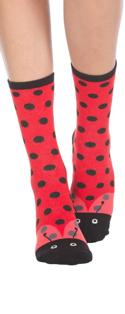Women's Slipper Ladybug Crew